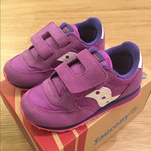 NIB Saucony Jazz Purple Girls Sneakers Size 8.5